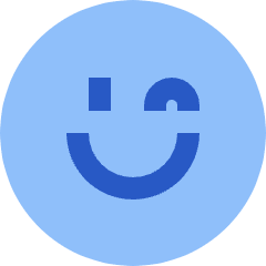 Smiley Wink Icon from Sharp Flat Set