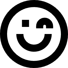 Smiley Wink Icon from Sharp Remix Set