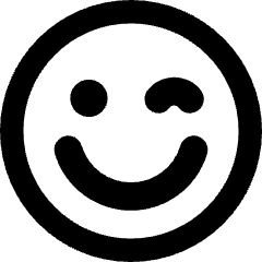Smiley Wink Icon from Core Remix Set