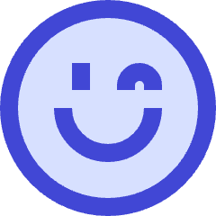 Smiley Wink Icon from Sharp Duo Set