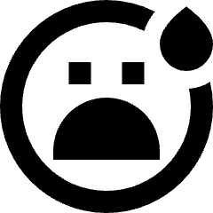 Smiley Worried Icon from Sharp Remix Set