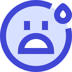 Smiley Worried Icon from Sharp Duo Set