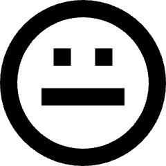 Straight Face Icon from Sharp Remix Set