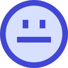 Straight Face Icon from Sharp Duo Set