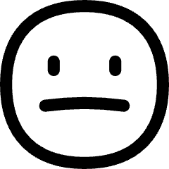 Straight Face Icon from Flex Line Set