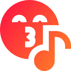 Whistling Icon from Sharp Gradient Set