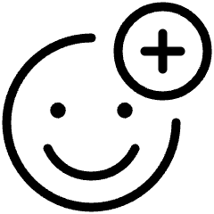 Emoji Add Plus Cross 2 Icon from Ultimate Light Set
