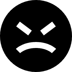 Emoji Angry Icon from Nova Solid Set