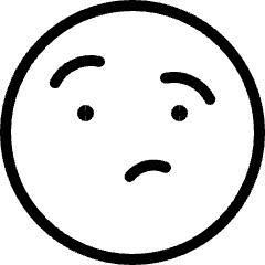 Emoji Confuse 1 Icon from Ultimate Light Set