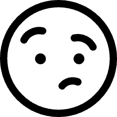 Emoji Confuse 1 Icon from Ultimate Regular Set