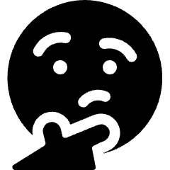 Emoji Confuse 2 Icon from Ultimate Bold Set