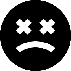 Emoji Dizzy Face Icon from Nova Solid Set