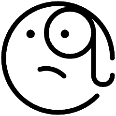 Emoji Face With Monocle Icon from Ultimate Light Set