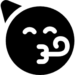 Emoji Partying Face Celebrate Icon from Ultimate Bold Set