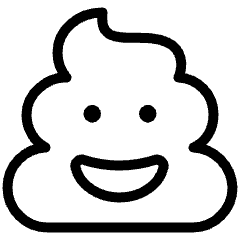 Emoji Pile Poo Icon from Ultimate Light Set