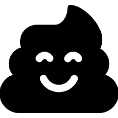 Emoji Poo Funny Icon from Ultimate Bold Set