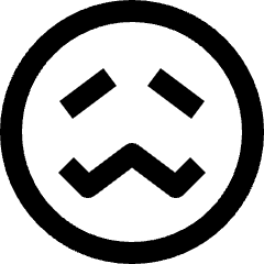 Emoji Tired Face Icon from Nova Line Set