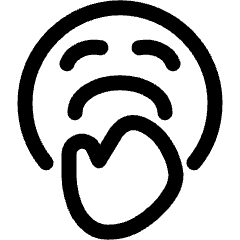 Emoji Yawning Face Sleepy Icon from Ultimate Regular Set