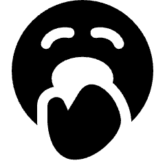 Emoji Yawning Face Sleepy Icon from Ultimate Bold Set