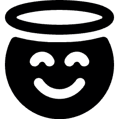 Smiley Angel Icon from Ultimate Bold Set
