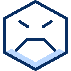 Smiley Angry 2 Icon from Cyber Duotone Set