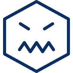 Smiley Angry 3 Icon from Cyber Line Set