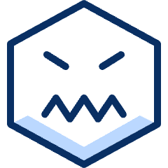 Smiley Angry 3 Icon from Cyber Duotone Set