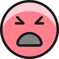 Smiley Bad Icon from Ultimate Colors Set