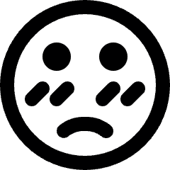 Smiley Blush Alternate Icon from Ultimate Bold Set