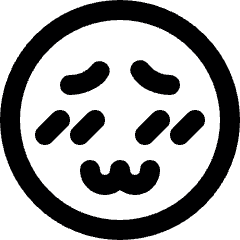 Smiley Blushing Alternate Icon from Ultimate Bold Set