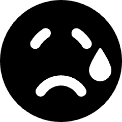 Smiley Crying Icon from Ultimate Bold Set