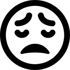 Smiley Devastated 1 Alternate Icon from Ultimate Bold Set