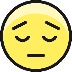 Smiley Disapointed Icon from Ultimate Colors Set