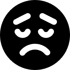 Smiley Disapointed Icon from Ultimate Bold Set