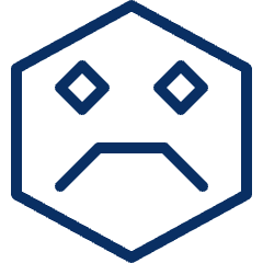 Smiley Frown 2 Icon from Cyber Line Set