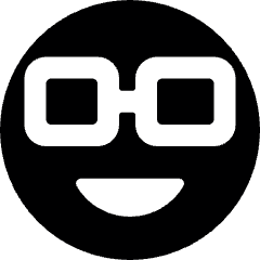 Smiley Glasses Icon from Ultimate Bold Set