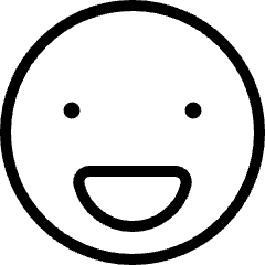 Smiley Happy Icon from Ultimate Light Set
