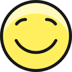 Smiley Happy 1 Icon from Ultimate Colors Set
