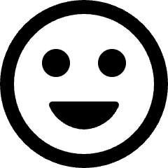 Smiley Happy Alternate Icon from Ultimate Bold Set