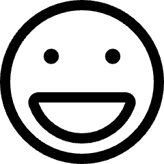 Smiley Happy Icon from Ultimate Regular Set