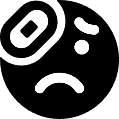 Smiley Head Patch Icon from Ultimate Bold Set