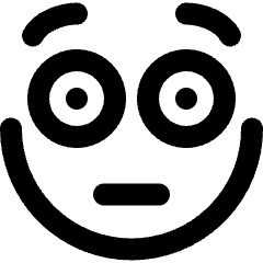 Smiley Hypnotized Alternate Icon from Ultimate Bold Set