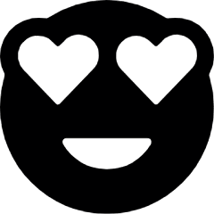 Smiley IN Love Alternate 1 Icon from Ultimate Bold Set