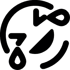 Smiley Lol Sideways Alternate Icon from Ultimate Bold Set