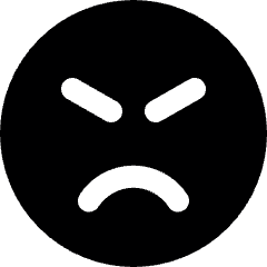 Smiley Mad Icon from Ultimate Bold Set