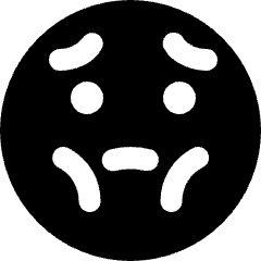 Smiley Nauseous Icon from Ultimate Bold Set