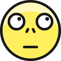 Smiley Oops Icon from Ultimate Colors Set