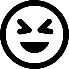 Smiley Prank Alternate Icon from Ultimate Bold Set