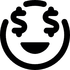 Smiley Rich Alternate 2 Icon from Ultimate Bold Set