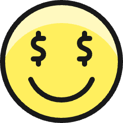 Smiley Rich Icon from Ultimate Colors Set